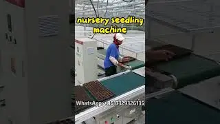 Powerful Nursery Seedling Machine for Sale &ndash; Watch It Work! #nursery #seeder #farming #agriculture