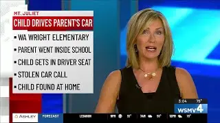 Police discover 10-year-old drove home from school after report of stolen car with child inside