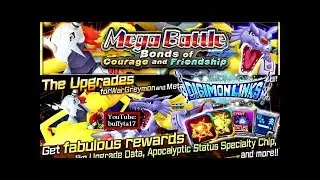 Digimon Links - Mega Battle: Bonds of Courage and Friendship Event - New V2 Stats + An&aacute;lisis Evento