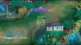 #02 SOLO RANK S39 - 13 KILL CLINT 🆚 NATAN. MARKSMAN ONLY. 