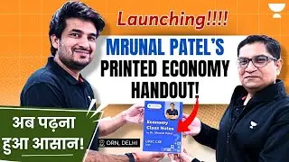 No More Piracy! 🚨 Mrunal Patel’s OFFICIAL PRINTED Economy Notes Are HERE! 📚🔥