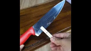 Coloque uma pinça no faca e não terá mais esse problema!#dicas #curiosidades