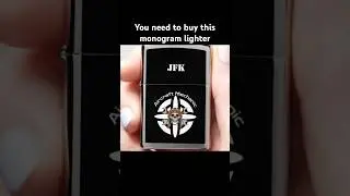 Order a custom monogram lighter and showcase your Aviation fashion