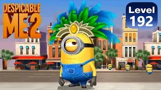 Minion Rush Carnival Carl minion run Downtown level 192 Xbox PC gameplay Despicable me 2 minions