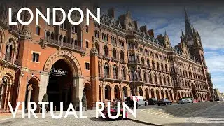 Sleepy Early Morning Autumn London Virtual Run - Virtual Running for Treadmill Scenery