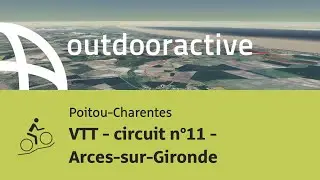 parcours VTT - Poitou-Charentes: VTT - circuit n&deg;11 - Arces-sur-Gironde
