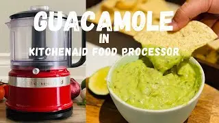 How to make guacamole in KitchenAid Mini Food Processor | Guacamole Recipe | DeSK How2 |