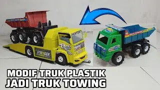 Modif Truk Plastik Jadi Truk Towing