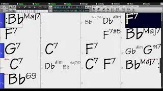 BACKING TRACK - CUDDLE UP A LITTLE CLOSER, LOVEY MINE (Karl Hoschna, Otto Harbach) Bb 90 BPM SWING