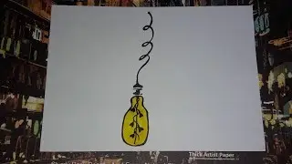 How to draw Light Bulb Drawing for kids | easy kids drawings