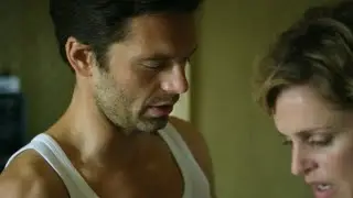 Monday, Chloe is mad at Mickey, Kies scene - Sebastian Stan & Denise Gough