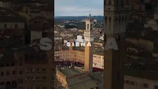 Siena 🇮🇹 &ndash; Italy&rsquo;s Most Magical Medieval City #siena #tuscanyitaly #medievalcity #italyfromabove