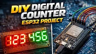 DIY ESP32 Digital Counter | How to make 7-Segment LED Display at Home #electronics #viralvideos