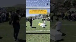 Ai funerali di Andrea Miceli, vittima della sparatoria a Monreale, l'ultimo gol segnato dalla bara