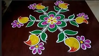 Ugadi special rangolis 🌺 ugadi muggulu 🦚 ugadi muggulu 🦚 ugadi mango 🥭 rangolis