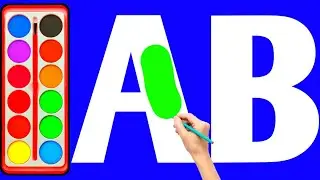A to Z, Kids rhymes, collection forwriting along dotted lines for toddler, Alphabet, ABC song, ABCD4