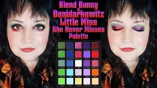 NEW!!! Blend Bunny Cosmetics x Donidarkowitz Little Miss She Never Misses Palette Review and Tutoria