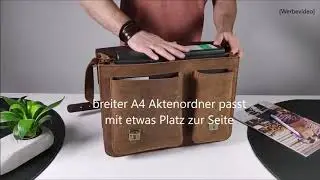 Ruitertassen Aktentasche Leder 2137 mit 2 F&auml;chern aus der Serie Classic Adult