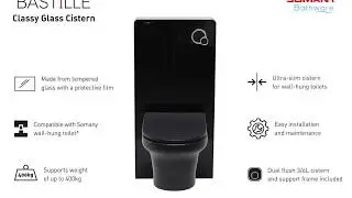 Bastille Classy Glass Cistern