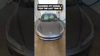 Washing My Model 3 Performance For The Last Time 🥲