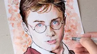 Speed Drawing: Harry Potter (Daniel Radcliffe)