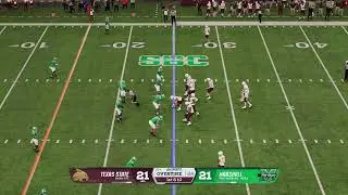EA Sports College Football 26 Week 8 Texas State Bobcats Vs Marshall Thundering Herd