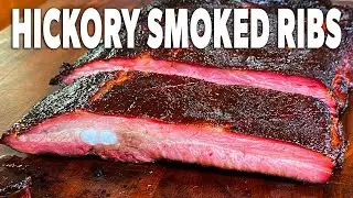No Wrap Ribs Smoked On The Lone Star Grillz Offset Using Hickory Wood