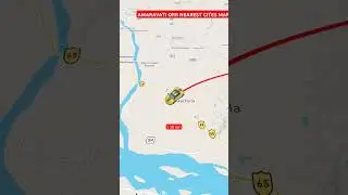 Amaravati ORR route map....Nearest cites#viral #amaravathi #orr #vijayawada
