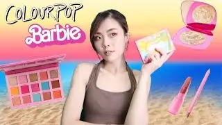 Colourpop X Barbie Eyepalette & Highlighter Swatches, Review｜Colourpop X Barbie 芭比聯名系列 試色&心得: 打亮超厲害?