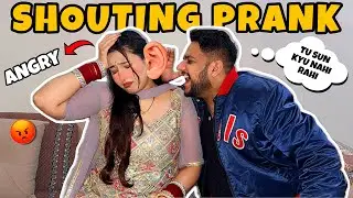 Shouting on my Wife for 24 hours || shouting prank || @Grsiblingss 