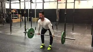 Hang Squat Clean (Pause at the knee and above the floor)