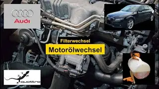 Audi A4 B8 2.0 TDI 125 kW Quattro Ölservice Ölwechsel Filterwechsel