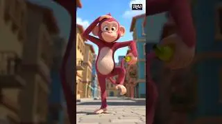 Funny monkey #viralvideo #cartoon #comedyvideos #disney #shorts
