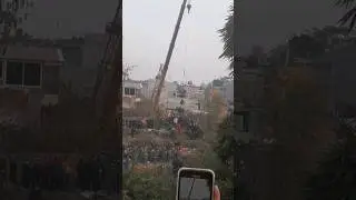 Aeroplane crash ma pareka ko uddar garidai😭 #shorts #viral #shortvideo #trending #viralshorts