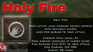 D2R Skills & Abilities - Holy Fire, Offensive Auras (Paladin)