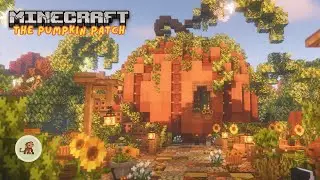 The Pumpkin Patch 🍂  | Minecraft Tutorial | Building with CIT's🍁