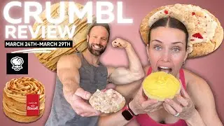 SAVORY SWOLE MATES Try 6 NEW Crumbl Cookies! 🍪🤯 Pineapple Whip, Ultimate PB & More!