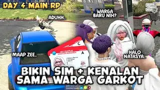 DAY 4 MAIN RP, BIKIN SIM+KENALAN SAMA WARGA GARKOT!😭 [GTA 5 ROLEPLAY]