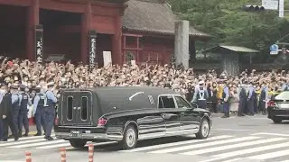 Japanese say final goodbye to assassinated former leader Shinzo Abe