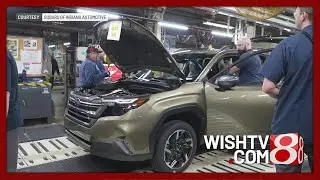 First U.S.-made Subaru hybrid rolls off Lafayette, Indiana, assembly line