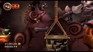[Donkey Kong Country Returns] 6-5 Precarious Plateau &mdash; 53.90 (Shiny Gold Medal) [Guide]