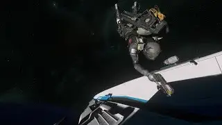 Star Citizen Crusader C1 Spirit Takeoff and Landing