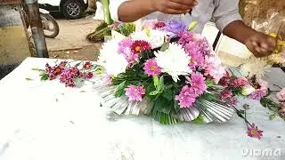 How to make  Center table Arrangement flower How to Centre piece flower Arrangement ideas