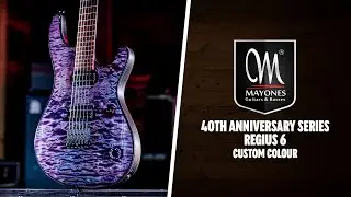 Peach Picks | Mayones 40th Anniversary Series Regius 6 Custom Colour