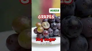 Sugar in Fruits 🍌🍇 | Sugar per 100g Explained (Diabetes Friendly) 🥑