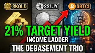 How to Build a High Yield Income Ladder with Gold, Silver & Bitcoin ($KGLD, $SLJY, $BTCI)