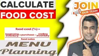 How to calculate food cost |  Menu Planning
