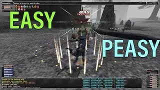 FFXI Escha Zi'Tah NM Vyala Fight - Thief Solo with Trusts