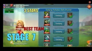 Lords Mobile Limited Challenge Dark Disaster Stage 7