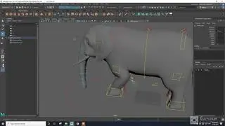 Maya Rigging showreel Elephant